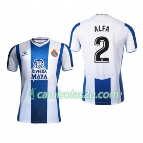 Camisolas de Futebol RCD Espanyol Alfa Semedo 2 Equipamento Principal 2019/20 Manga Curta